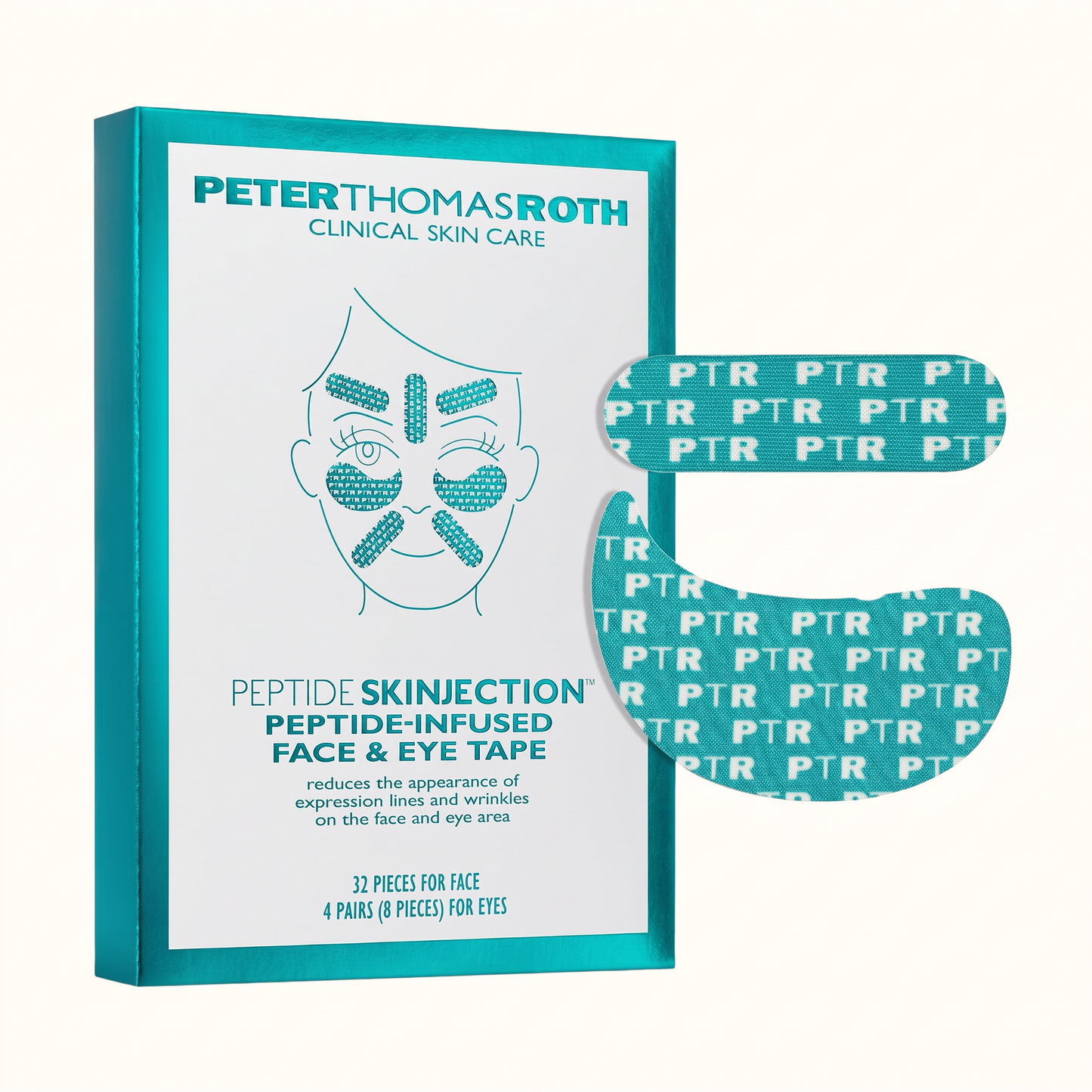 Peptide Infused Face + Eye Tape