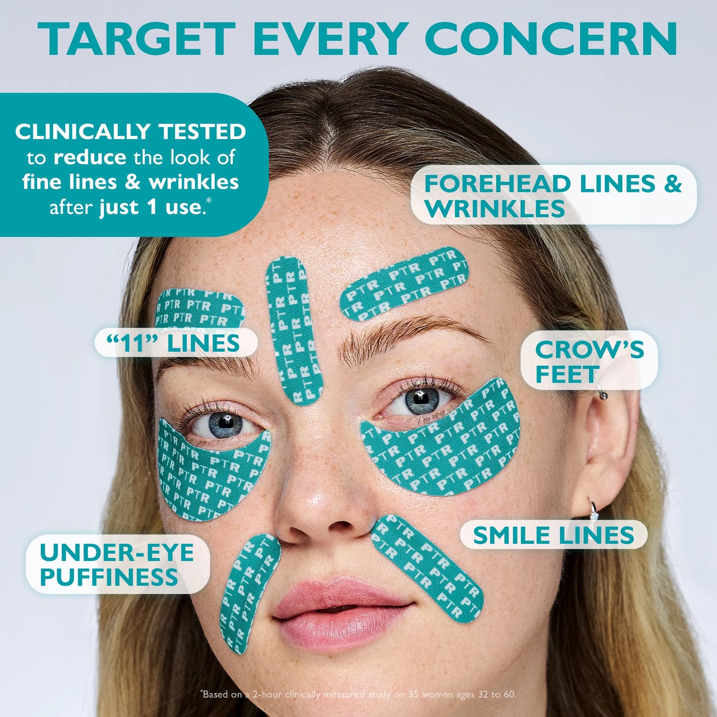 Peptide Infused Face + Eye Tape