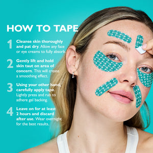 Peptide Infused Face + Eye Tape