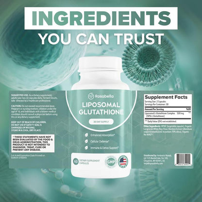 Liposomal Glutathione 500mg Capsules