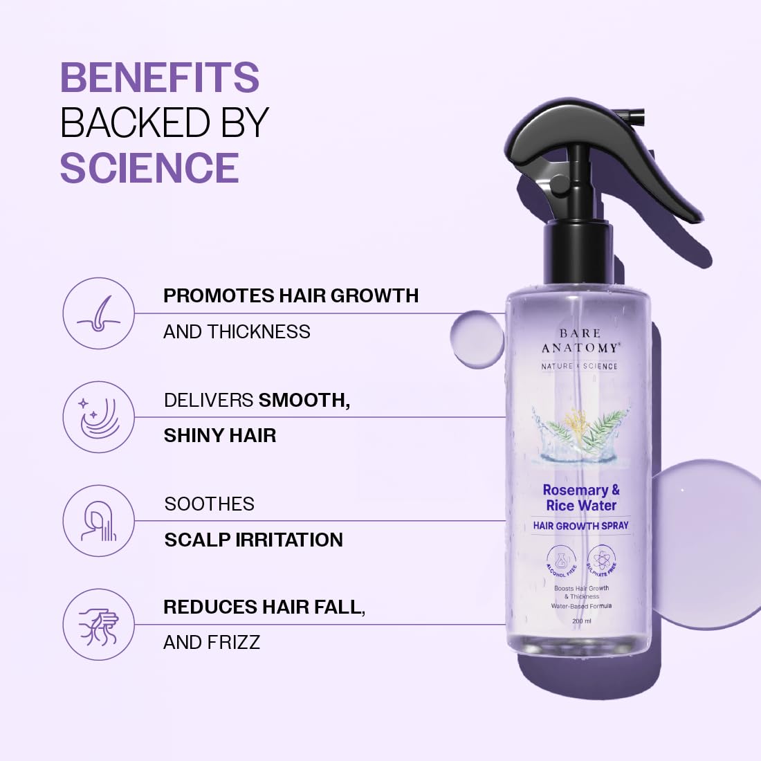 Rosemary and Rice Water Spray